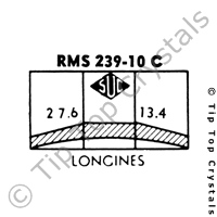 SUC RMS239-10C Watch Crystal