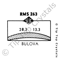 SUC RMS263 Watch Crystal