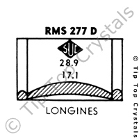 SUC RMS277D Watch Crystal