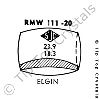 SUC RMW111-20 Watch Crystal