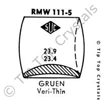 SUC RMW111-5 Watch Crystal