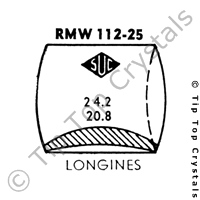 SUC RMW112-25 Watch Crystal