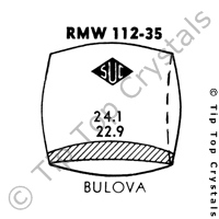 SUC RMW112-35 Watch Crystal