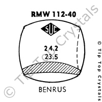 SUC RMW112-40 Watch Crystal