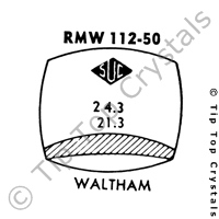 SUC RMW112-50 Watch Crystal