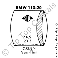 SUC RMW113-20 Watch Crystal