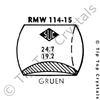 SUC RMW114-15 Watch Crystal