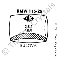 SUC RMW115-25 Watch Crystal