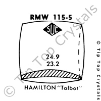 SUC RMW115-5 Watch Crystal
