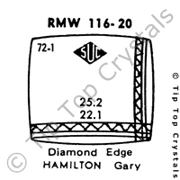 SUC RMW116-20 Watch Crystal