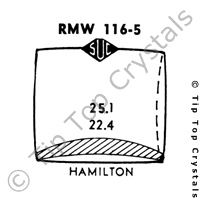 SUC RMW116-5 Watch Crystal