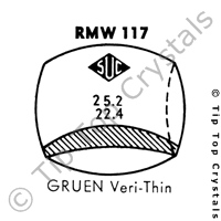 SUC RMW117 Watch Crystal