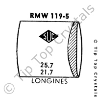SUC RMW119-5 Watch Crystal