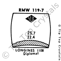 SUC RMW119-7 Watch Crystal