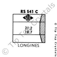 SUC RS541C Watch Crystal