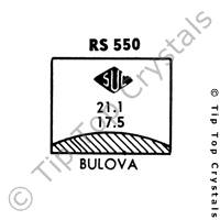 SUC RS550 Watch Crystal