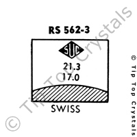 SUC RS562-3 Watch Crystal