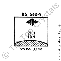SUC RS562-9 Watch Crystal