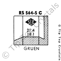 SUC RS564-5C Watch Crystal