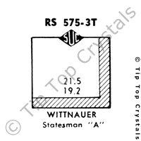 SUC RS575-3T Watch Crystal