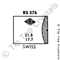 SUC RS576 Watch Crystal