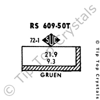 SUC RS609-50T Watch Crystal