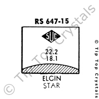 SUC RS647-15 Watch Crystal
