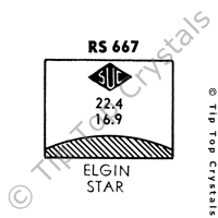 SUC RS667 Watch Crystal