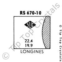 SUC RS670-10 Watch Crystal