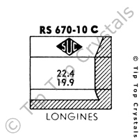 SUC RS670-10C Watch Crystal