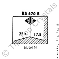 SUC RS670B Watch Crystal