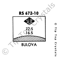 SUC RS672-10 Watch Crystal