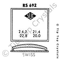 SUC RS692 Watch Crystal