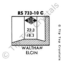 SUC RS733-10C Watch Crystal