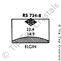 SUC RS734-8 Watch Crystal