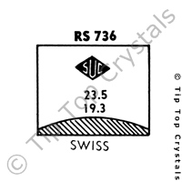 SUC RS736 Watch Crystal