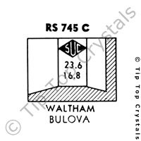 SUC RS745C Watch Crystal