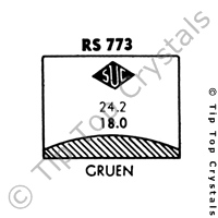 SUC RS773 Watch Crystal