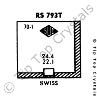 SUC RS793T Watch Crystal