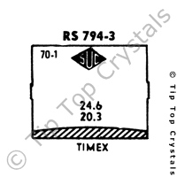 SUC RS794-3 Watch Crystal