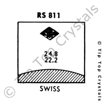 SUC RS811 Watch Crystal