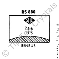 SUC RS880 Watch Crystal