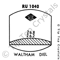 SUC RU1040 Watch Crystal