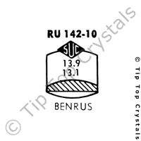 SUC RU142-10 Watch Crystal