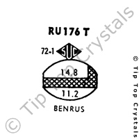SUC RU176T Watch Crystal