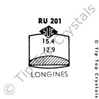 SUC RU201 Watch Crystal