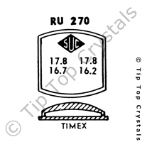SUC RU270 Watch Crystal