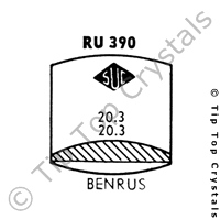 SUC RU390 Watch Crystal