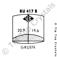 SUC RU417B Watch Crystal