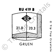 SUC RU419B Watch Crystal